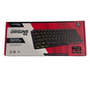 HyperX Alloy Origins 60 Mechanical Gaming Keyboard Red Linear Wired RGB